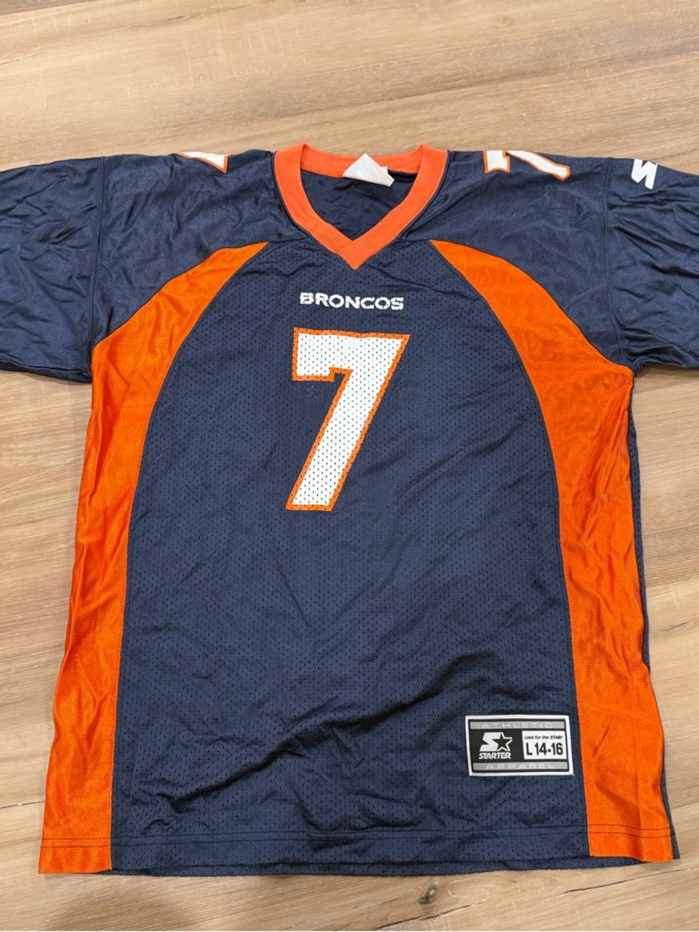 Vintage starter football jersey John Elway Denver broncos stitched Large